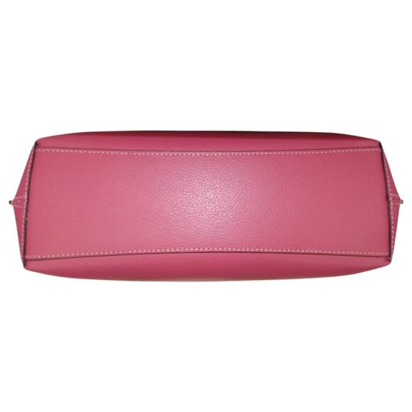 NWT Coach Mollie Bucket Bag Rouge Pink Leather Quiet Luxury Convertible Tote - Picture 7 of 13